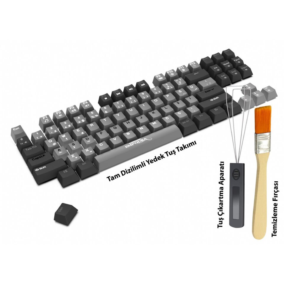 IKG-439 Empousa Red Switch Full Rgb Mechanıcal Keyboard