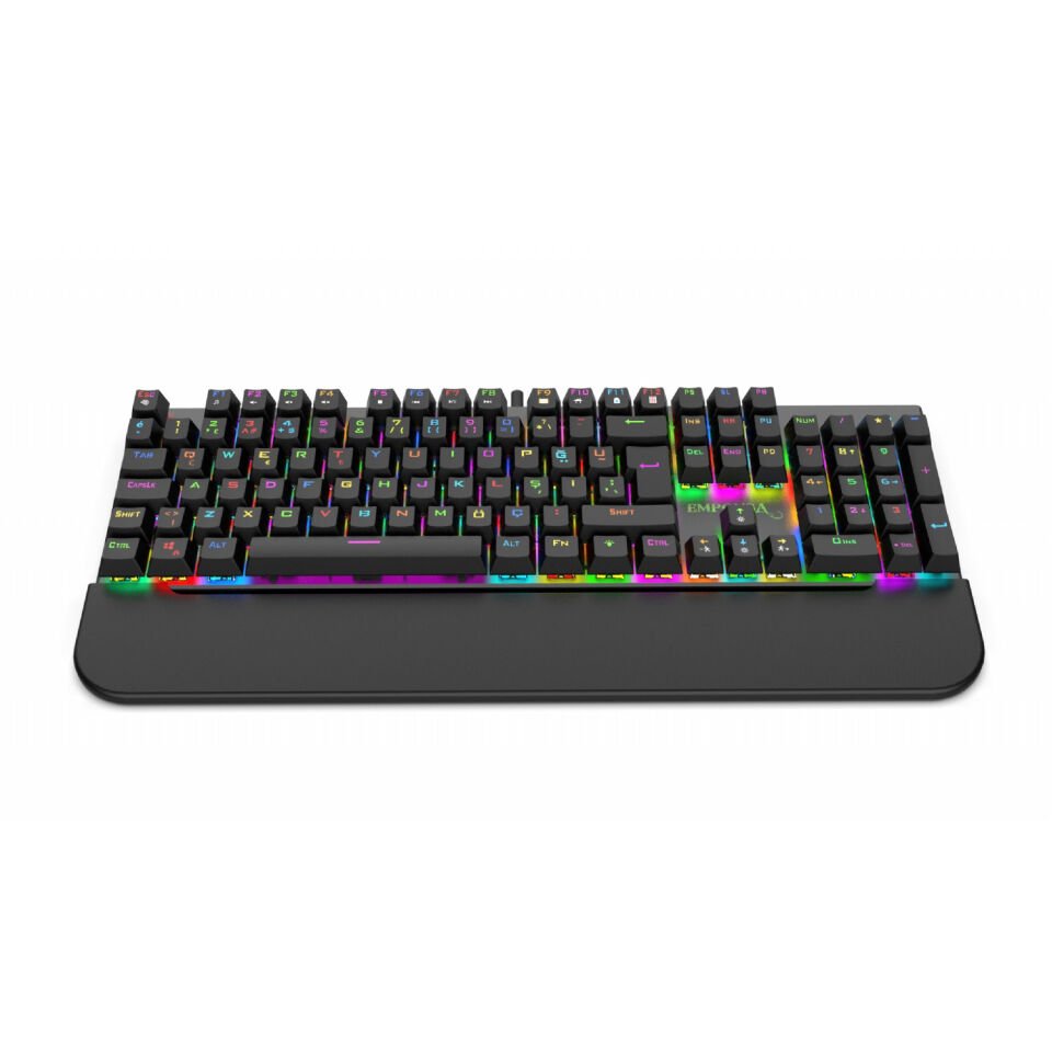 IKG-443 Empousa Red  Switch Tam RGB Yazılım Mekanik Klavye