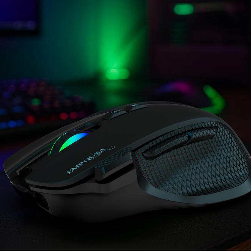 IMG-GT-22 Oyuncu Mouse Empousa – 8 Programlanabilir Tuş, BT5.3/2.4G/Kablolu, 7200 DPI, RGB