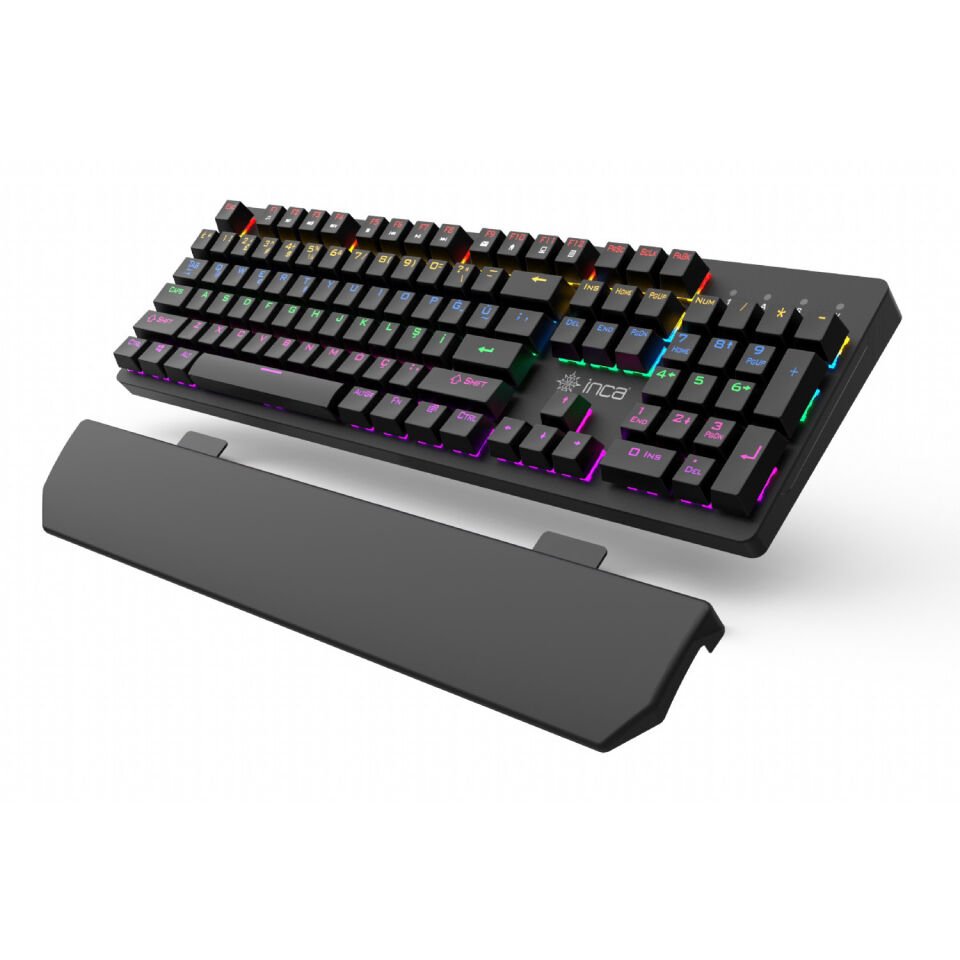 IKG-445 82 Tuş RGB Mekanik Klavye Red Switch | Türkçe Tuş Dizilimi Anti-Ghosting Bilek Destekli
