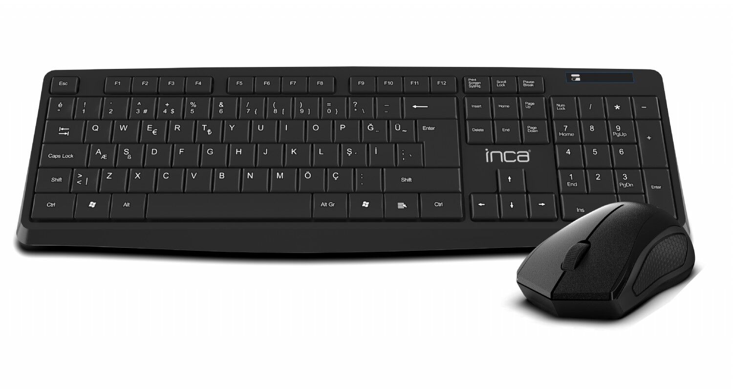 Inca Iws-538 Wireless Slim Dizayn Soft Touch Q Klavye & Mouse Set
