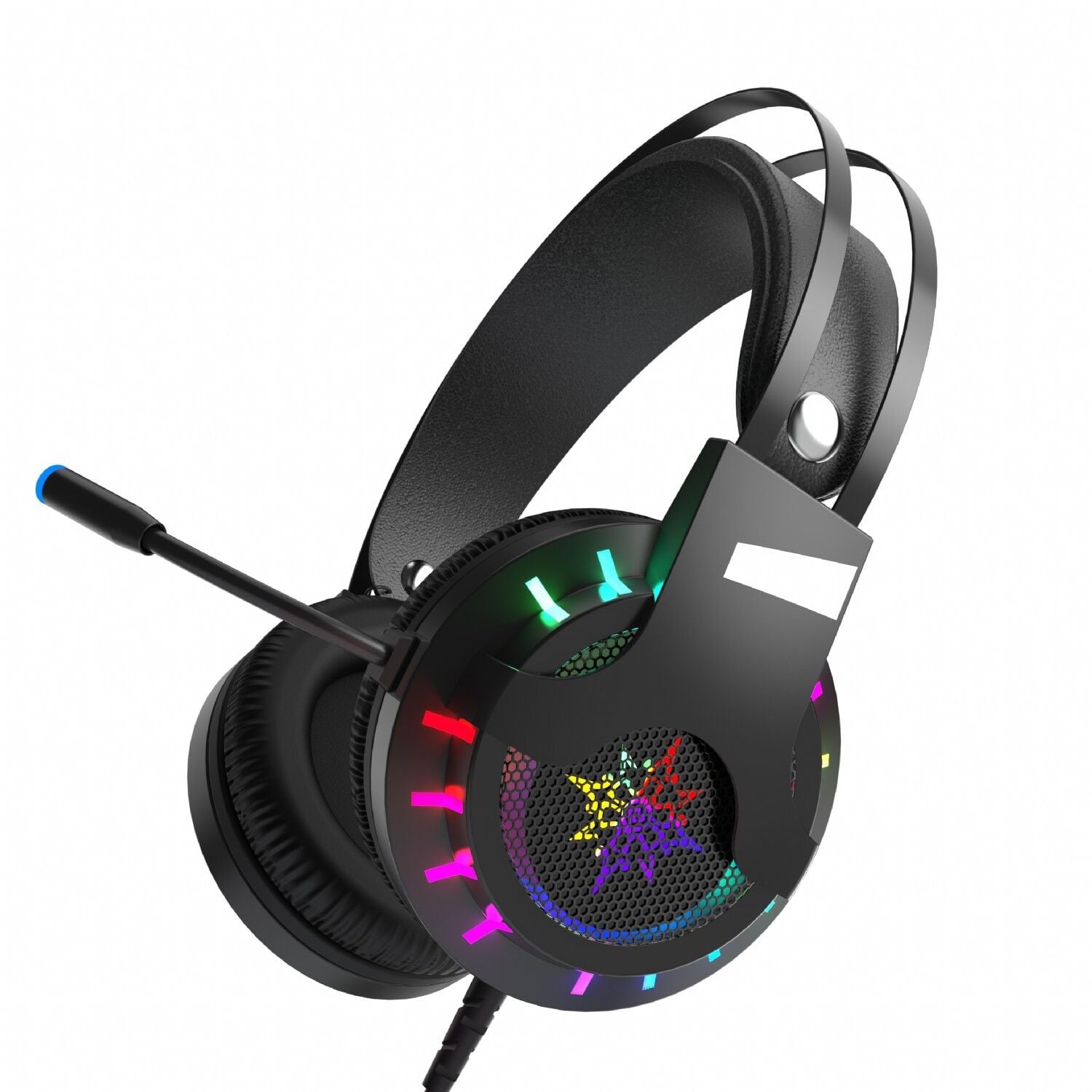 IGK-X10 BassStrike X50 RGB USB Titreşimli Gaming Kulaklık