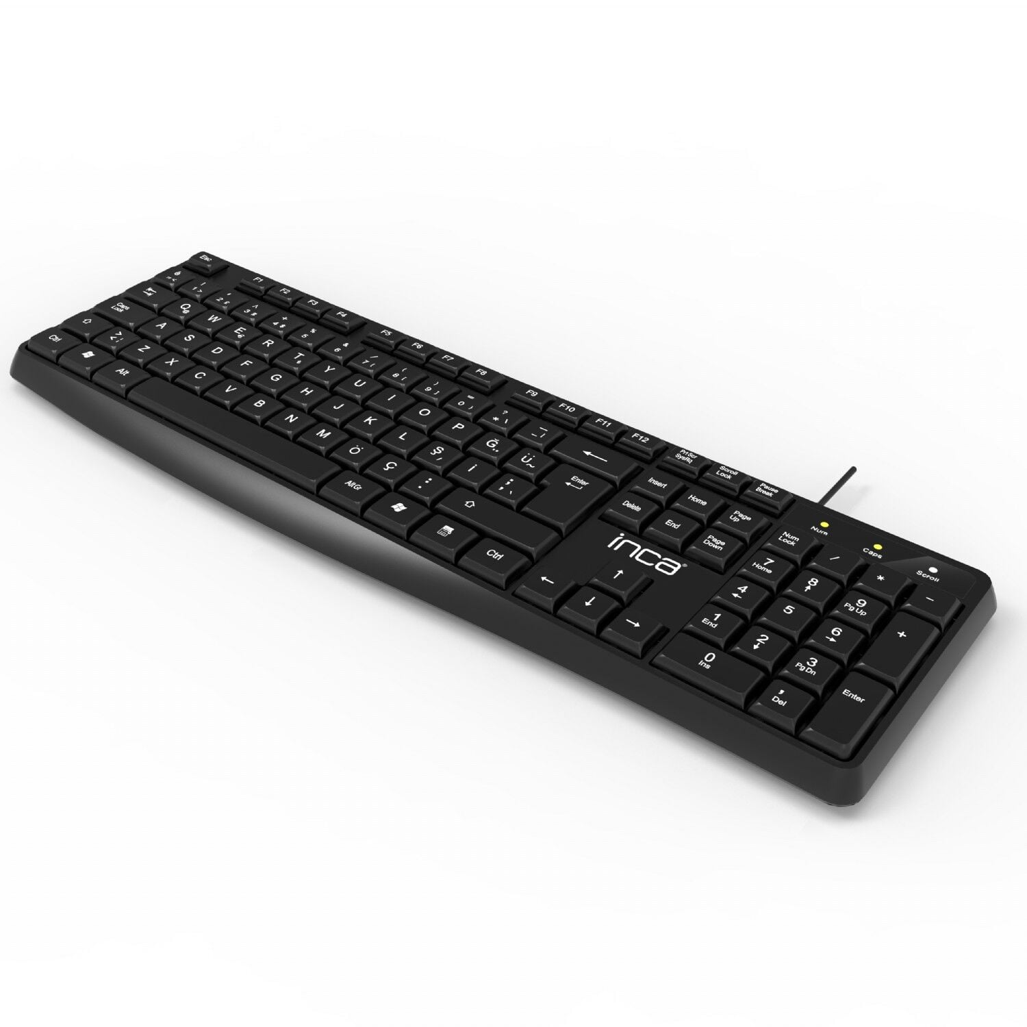 IK-275QU USB Q Yumuşak tuşlu klavye,siyah