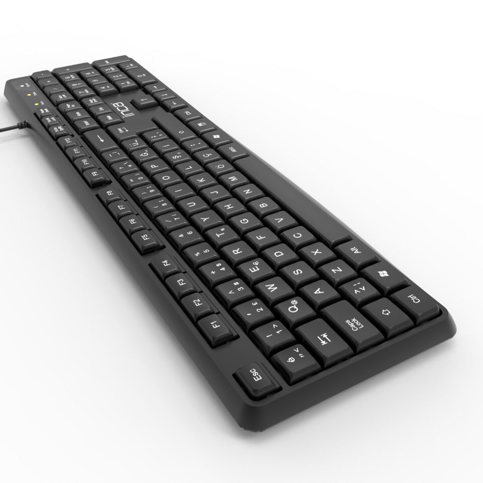 IK-275QU USB Q Yumuşak tuşlu klavye,siyah