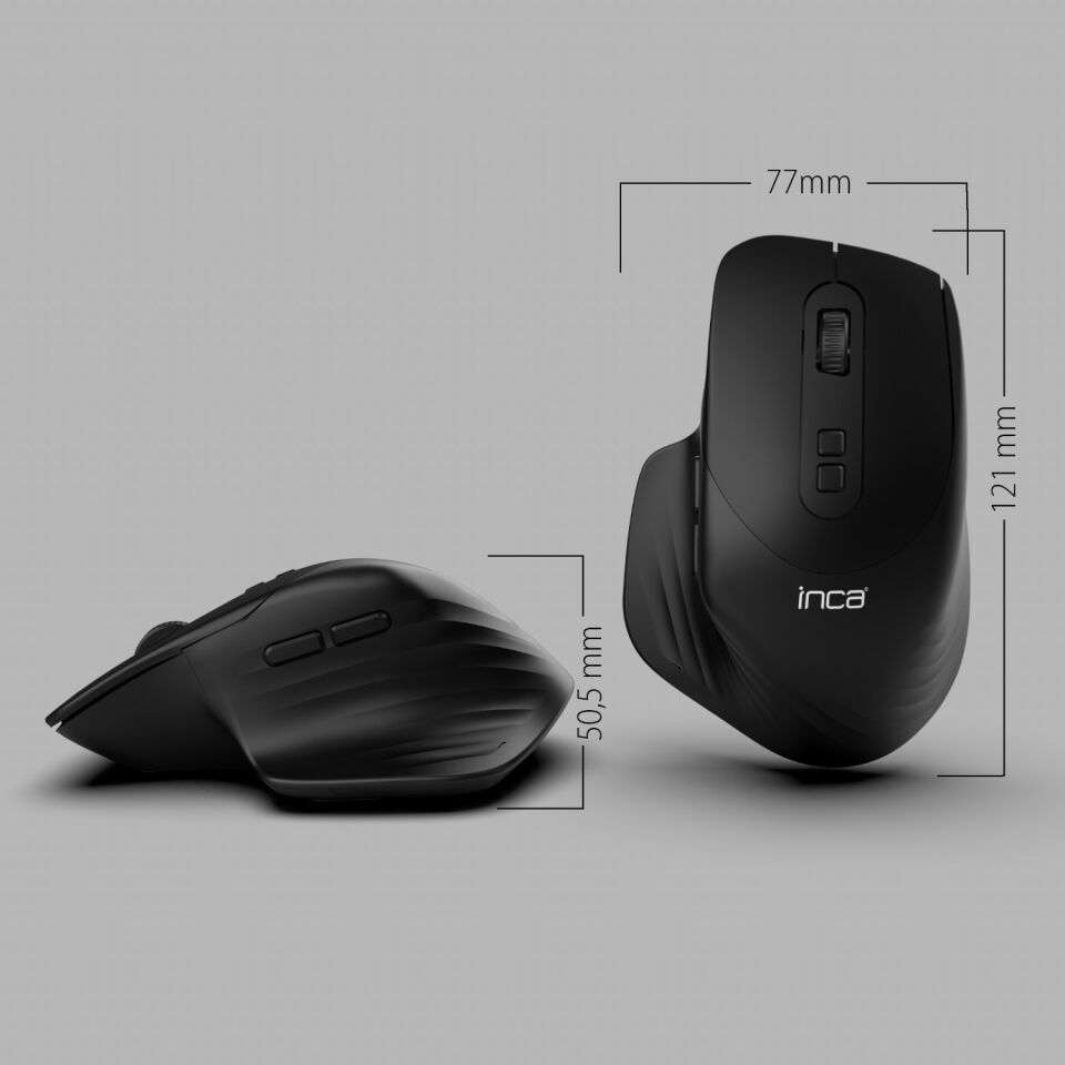 IWM-553S Bluetooth+Wireless Double Mod Rechargeable Silent Mouse
