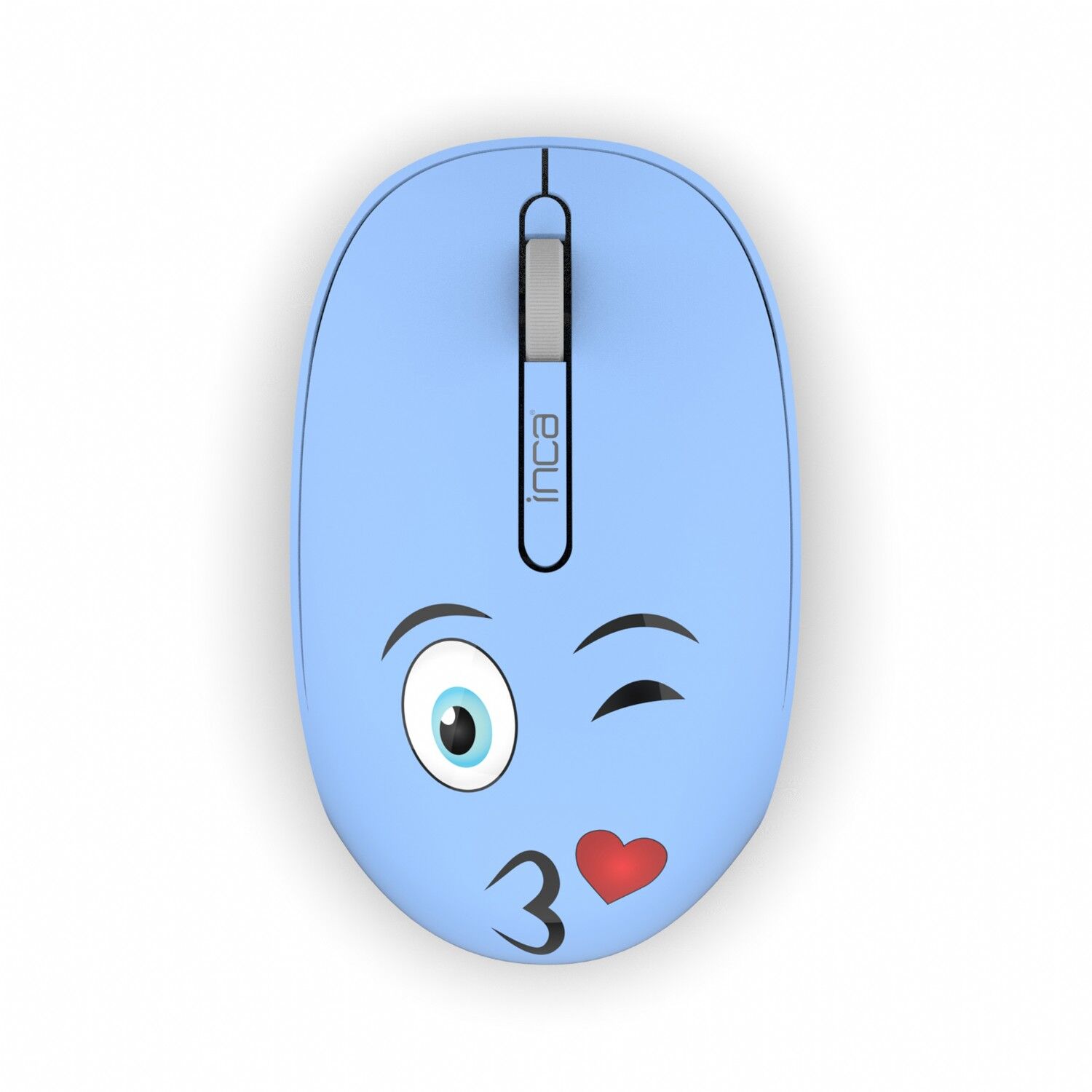 IWM-245 Kablosuz Baskılı Mouse | 1200 DPI 2.4GHz Ergonomik Mouse Mavi
