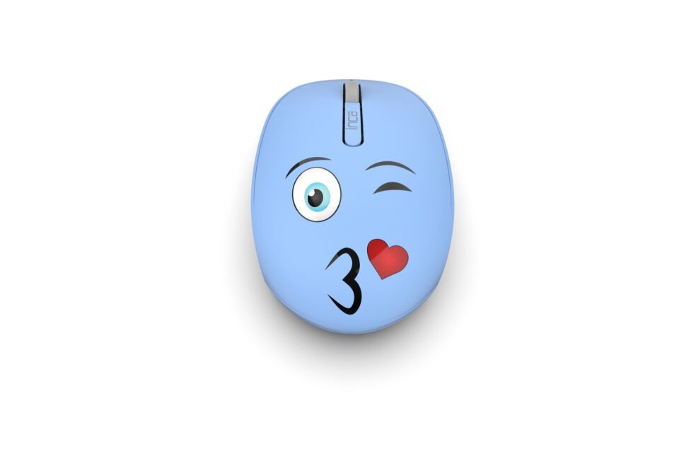 IWM-245 Kablosuz Baskılı Mouse | 1200 DPI 2.4GHz Ergonomik Mouse Mavi