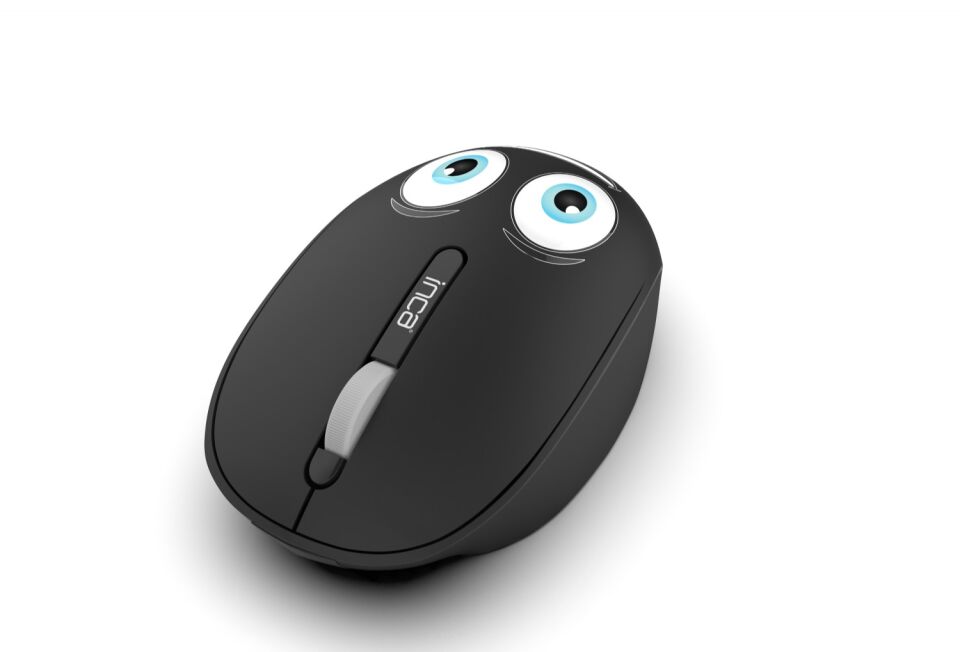 IWM-245 Kablosuz Baskılı Mouse | 1200 DPI 2.4GHz Ergonomik Mouse Siyah