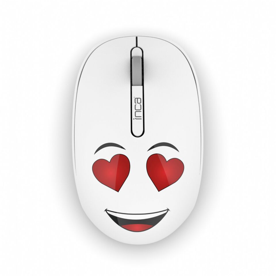 IWM-245 Kablosuz Baskılı Mouse | 1200 DPI 2.4GHz Ergonomik Mouse Beyaz