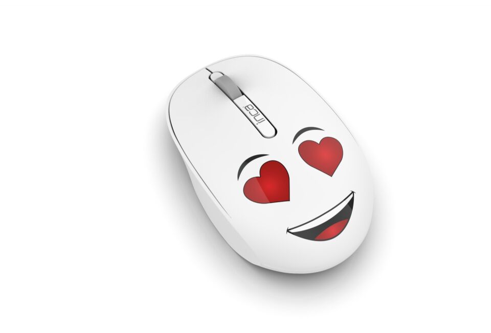 IWM-245 Kablosuz Baskılı Mouse | 1200 DPI 2.4GHz Ergonomik Mouse Beyaz