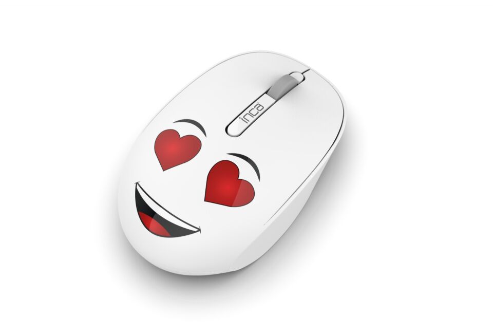IWM-245 Kablosuz Baskılı Mouse | 1200 DPI 2.4GHz Ergonomik Mouse Beyaz