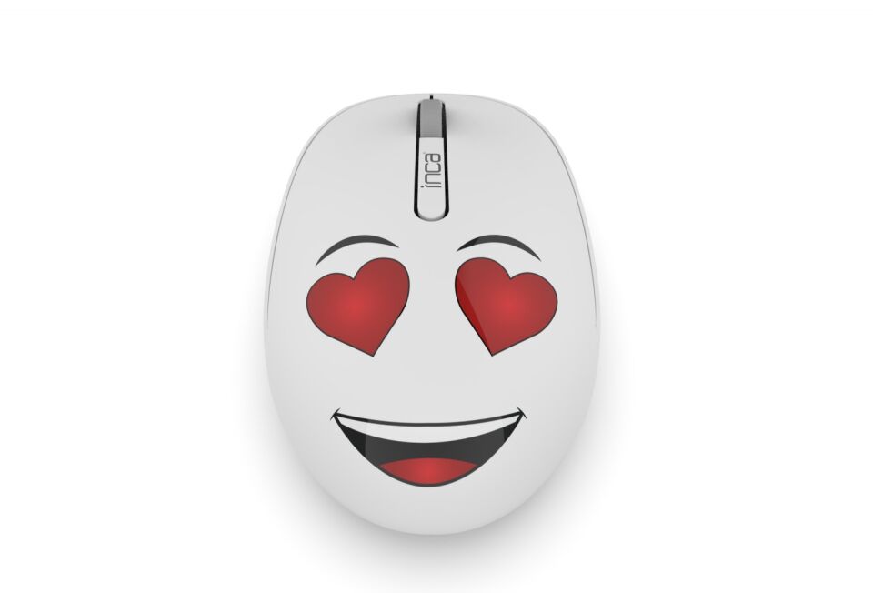 IWM-245 Kablosuz Baskılı Mouse | 1200 DPI 2.4GHz Ergonomik Mouse Beyaz