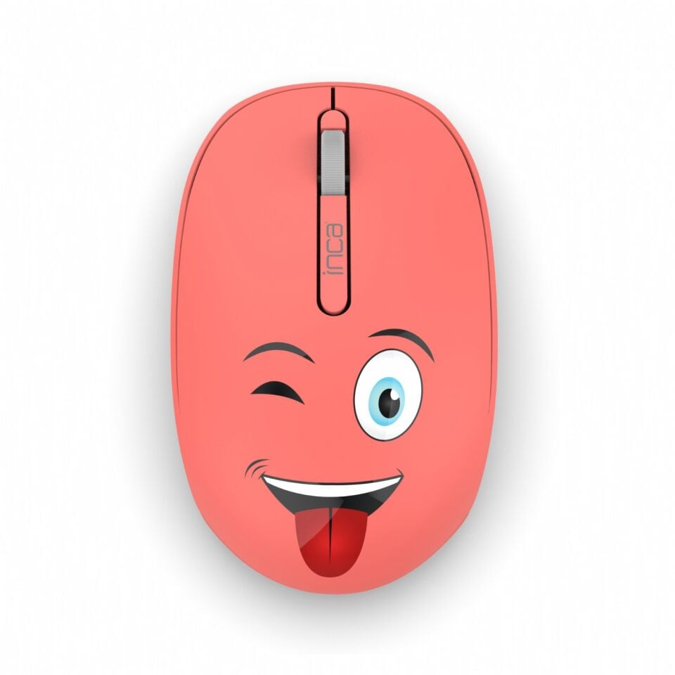 IWM-245 Kablosuz Baskılı Mouse | 1200 DPI 2.4GHz Ergonomik Mouse Pembe