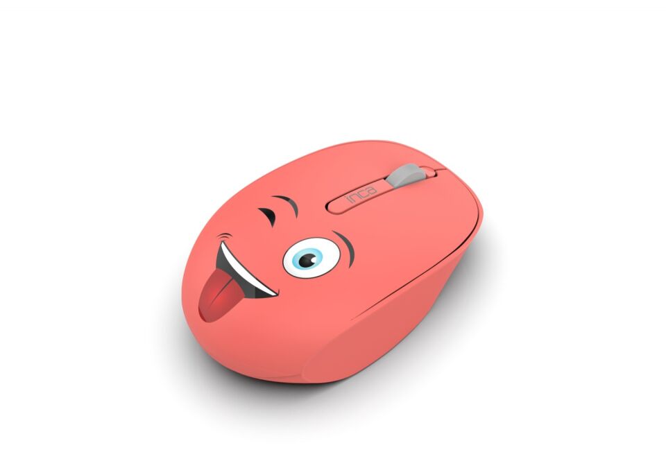IWM-245 Kablosuz Baskılı Mouse | 1200 DPI 2.4GHz Ergonomik Mouse Pembe