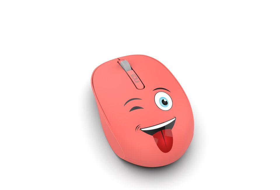 IWM-245 Kablosuz Baskılı Mouse | 1200 DPI 2.4GHz Ergonomik Mouse Pembe