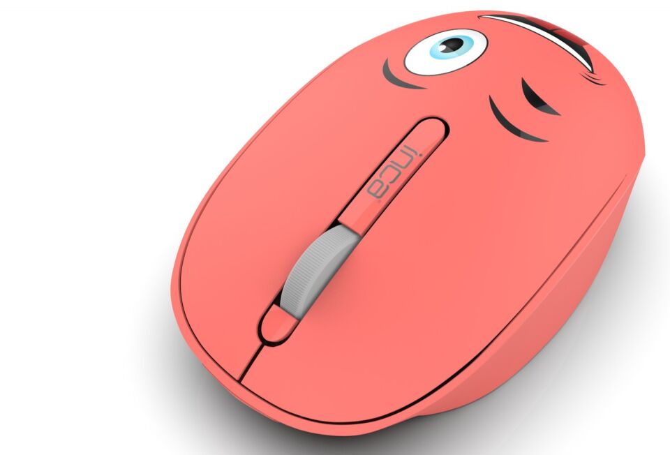 IWM-245 Kablosuz Baskılı Mouse | 1200 DPI 2.4GHz Ergonomik Mouse Pembe