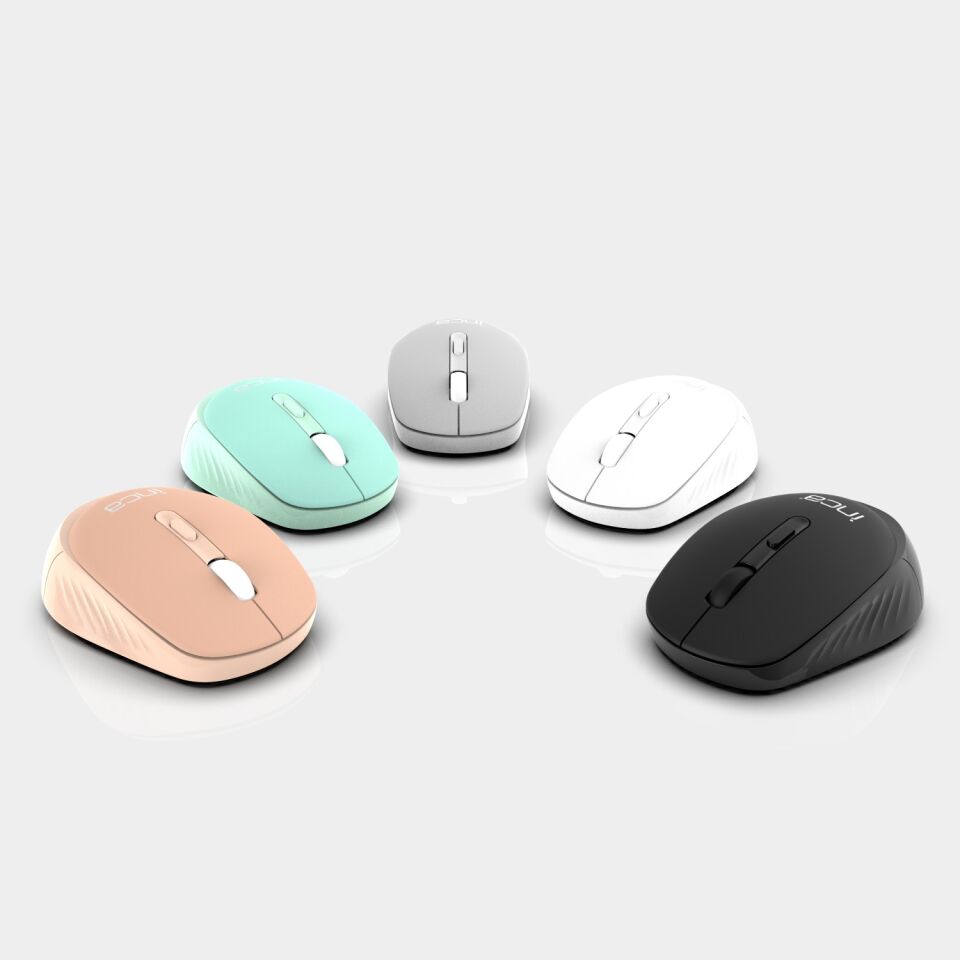 IWM-243R Sessiz Tuşlu 2.4GHz Kablosuz Mouse | 800/1200/1600 DPI, Nano Alıcılı Mavi
