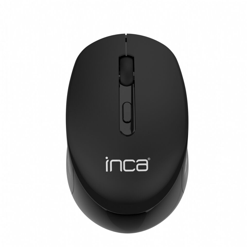 IWM-243R Sessiz Tuşlu 2.4GHz Kablosuz Mouse | 800/1200/1600 DPI, Nano Alıcılı Siyah