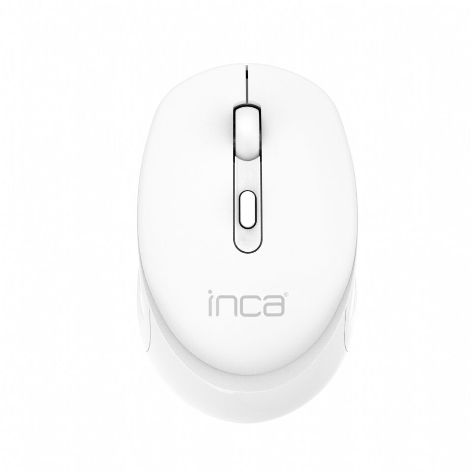 IWM-243R Sessiz Tuşlu 2.4GHz Kablosuz Mouse | 800/1200/1600 DPI, Nano Alıcılı Beyaz