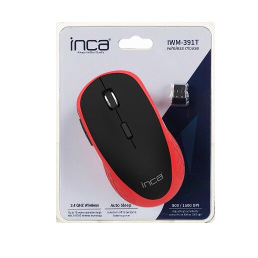 IWM-391T 2.4GHz Kablosuz Ergonomik Mouse | 1600 DPI 6 Tuş Nano USB Alıcı