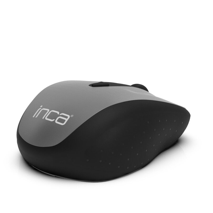 IWM-200R 2.4GHz Kablosuz Ergonomik Mouse 1600 DPI | Nano USB Alıcılı Uzun Pil Ömürlü Gri