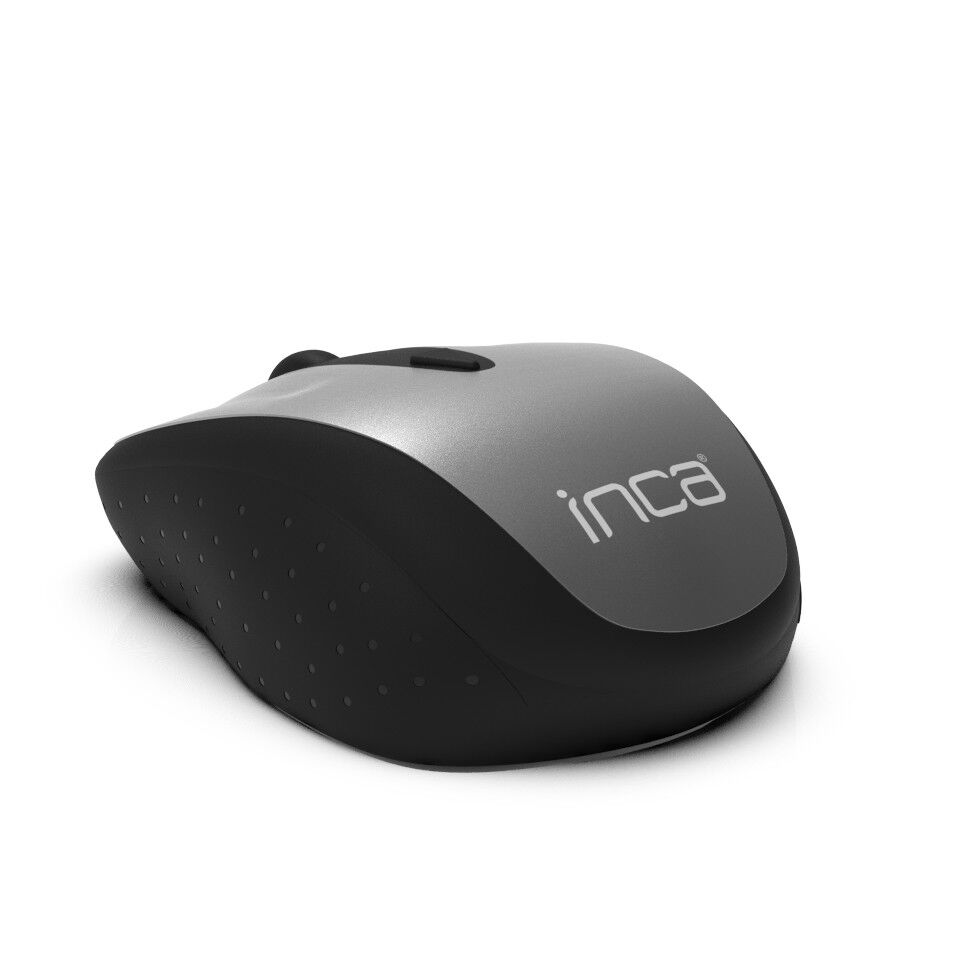 IWM-200R 2.4GHz Kablosuz Ergonomik Mouse 1600 DPI | Nano USB Alıcılı Uzun Pil Ömürlü Gri