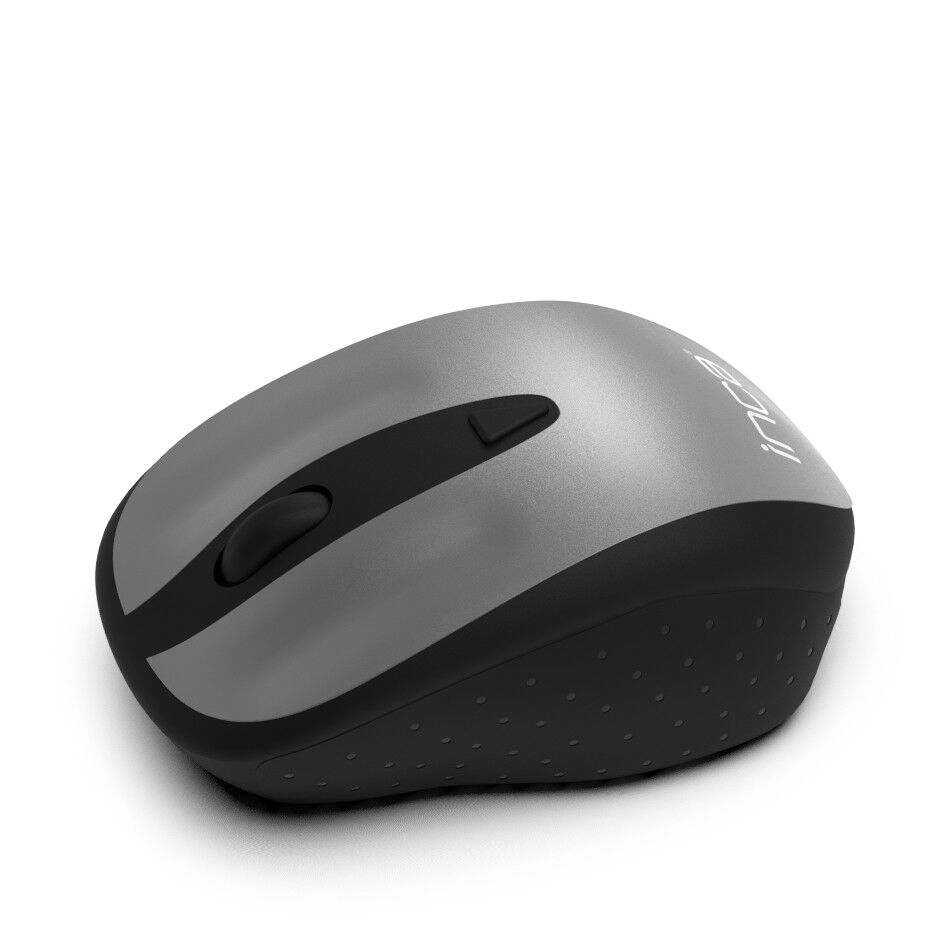 IWM-200R 2.4GHz Kablosuz Ergonomik Mouse 1600 DPI | Nano USB Alıcılı Uzun Pil Ömürlü Gri