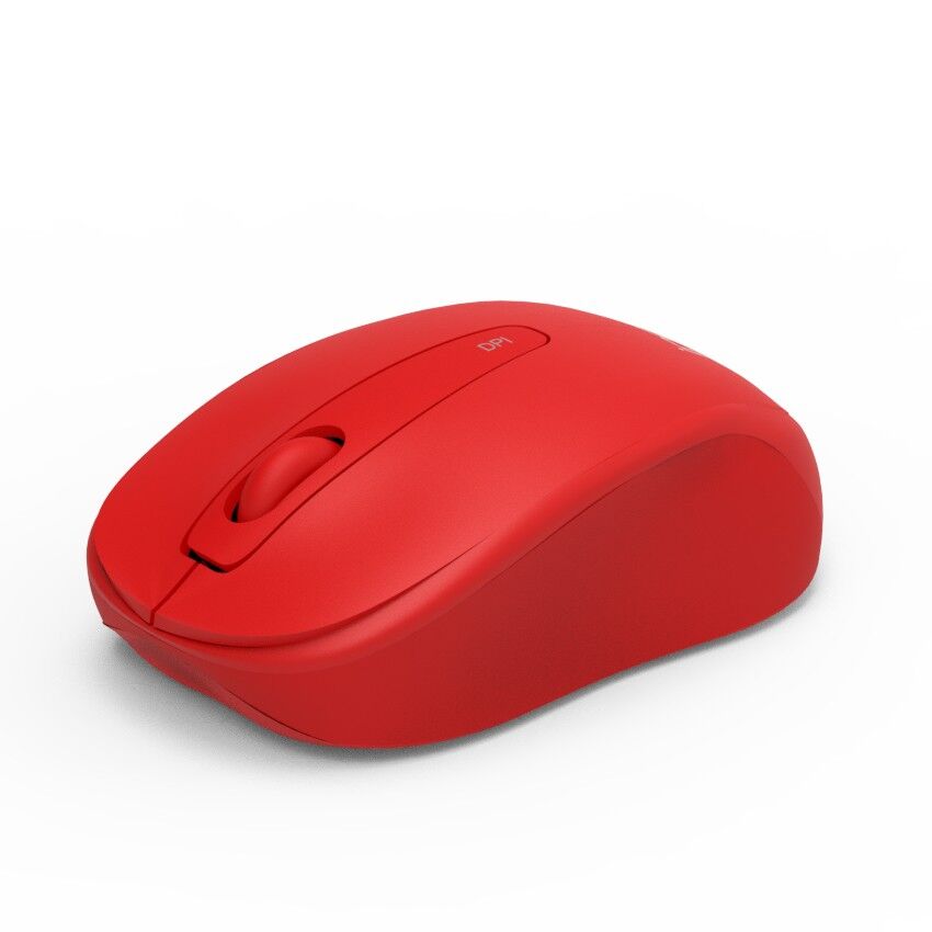 IWM-331R Sessiz Tuş Kablosuz Mouse 1600 DPI | Nano USB Uzun Pil Ömürlü Kırmızı 