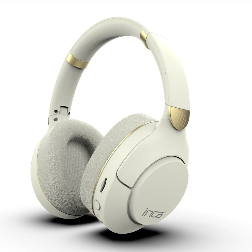 IBK-503 Bluetooth 5.3 Kablosuz Kulaklık | 40mm Sürücü 12 Saat Çalma Süresi Beyaz
