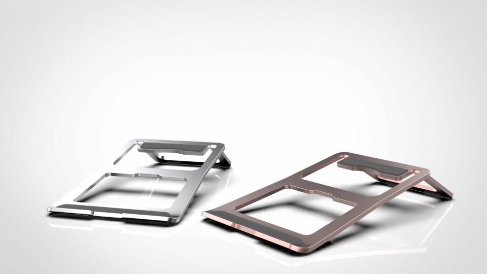 INC-121 UltraSlim Katlanabilir Laptop Standı Pembe