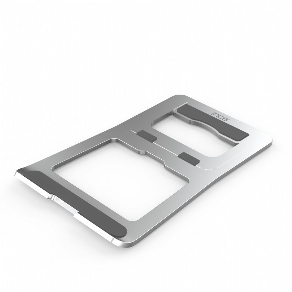 INC-121 UltraSlim Katlanabilir Laptop Standı Gri