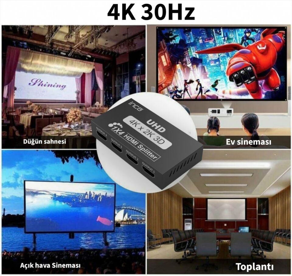 IEX-60 Full HD HDMI Extender | 1080P@60Hz, 60m TX/RX HDMI Uzatma Seti