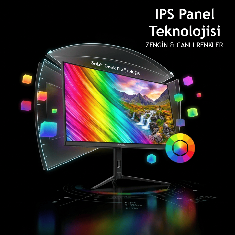 ILM-272KXG 27'' 300Hz 0.5ms QHD IPS 2K Gaming Monitör | HDMI 2.1 2K 1440P VRR Ayarlanabilir Stand